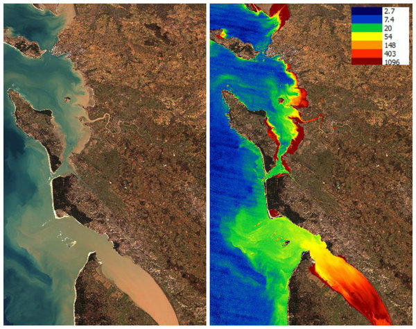 RGB and SPM image from L8.